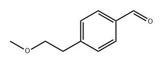Benzaldehyde, 4-(2-methoxyethyl)- Structure