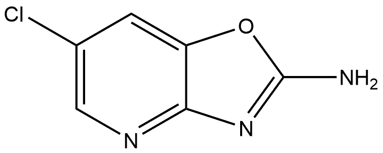 6-chlorooxazolo[4,5-b]pyridin-2-amine,1781106-81-7,结构式