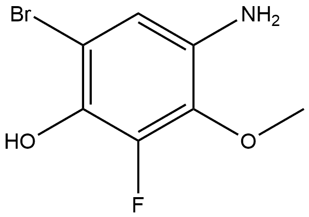 4-氨基-6-溴-2-氟-3-甲氧基苯酚 结构式