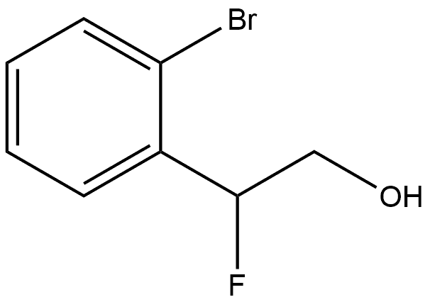 2-(2-bromophenyl)-2-fluoroethan-1-ol Structure