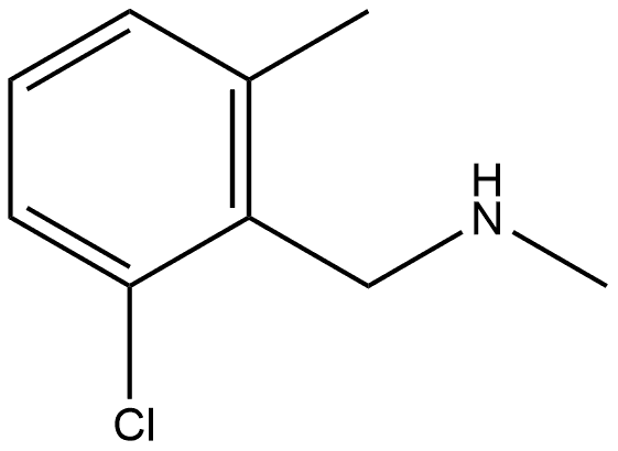 2-Chloro-N,6-dimethylbenzenemethanamine Structure