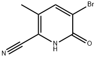 5-溴-3-甲基-6-氧代-1,6-二氢吡啶-2-腈 结构式