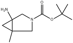 1-氨基-5-甲基-3-氮杂双环[3.1.0]己烷-3-甲酸叔丁酯, 1781562-22-8, 结构式