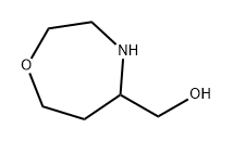 1,4-Oxazepine-5-methanol, hexahydro- Struktur