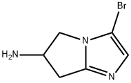 3-溴-6,7-二氢-5H-吡咯并[1,2-A]咪唑-6-胺, 1781659-18-4, 结构式