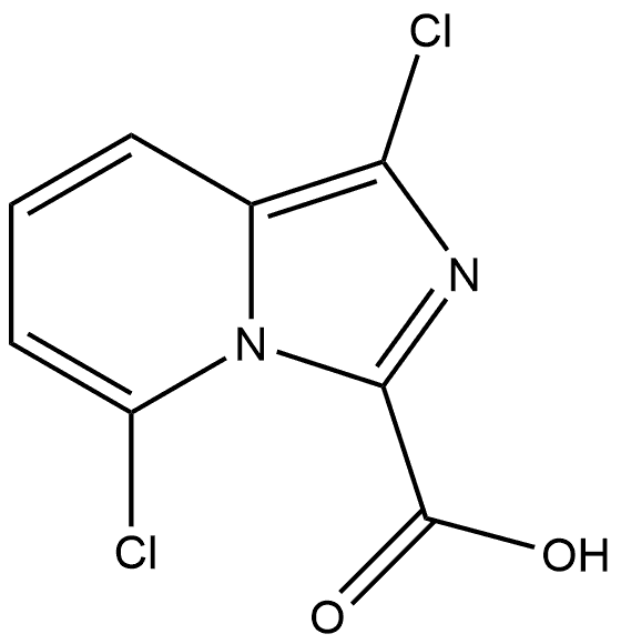 1,5-dichloroimidazo[1,5-a]pyridine-3-carboxylic acid Structure