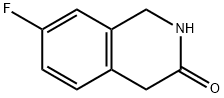 7-Fluoro-1,4-dihydro-2H-isoquinolin-3-one 结构式