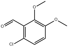 Benzaldehyde, 6-chloro-2,3-dimethoxy- Struktur