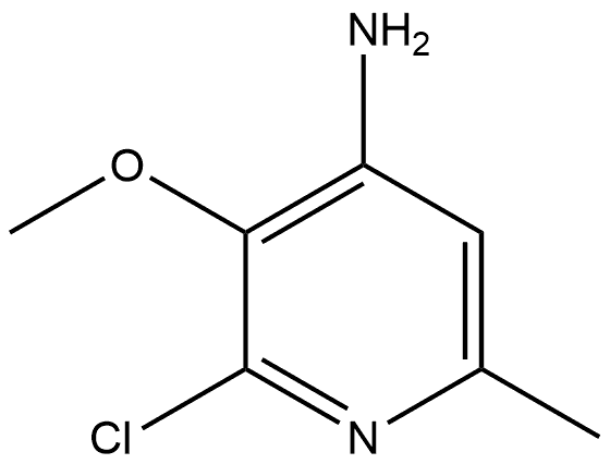 2-chloro-3-methoxy-6-methylpyridin-4-amine 结构式