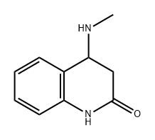 2(1H)-Quinolinone, 3,4-dihydro-4-(methylamino)- Structure