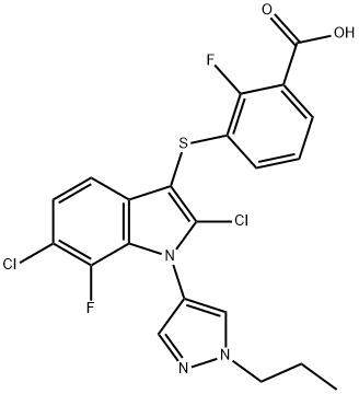 化合物CUDETAXESTAT, 1782070-21-6, 结构式