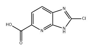 3H-Imidazo[4,5-b]pyridine-5-carboxylic acid, 2-chloro- Structure