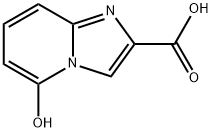 Imidazo[1,2-a]pyridine-2-carboxylic acid, 5-hydroxy- Structure