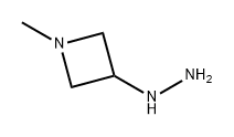 Azetidine, 3-hydrazinyl-1-methyl- Structure