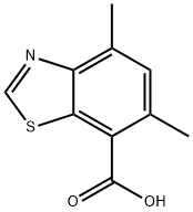 4,6-dimethyl-1,3-benzothiazole-7-carboxylic acid Structure