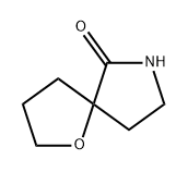 1-氧-7-氮杂螺环[4.4]壬-6-酮 结构式