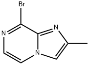 8-溴-2-甲基咪唑并[1,2-A]吡嗪 结构式