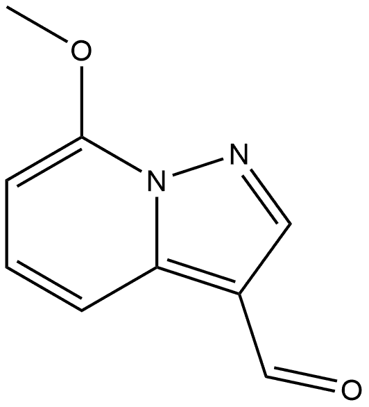 7-Methoxypyrazolo[1,5-a]pyridine-3-carboxaldehyde Structure