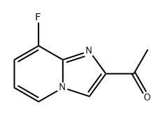 1-{8-fluoroimidazo[1,2-a]pyridin-2-yl}ethan-1-one 结构式