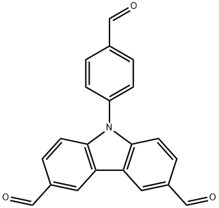 1782957-87-2 9-(4-甲酰基苯基)-9H-咔唑-3,6-二甲醛