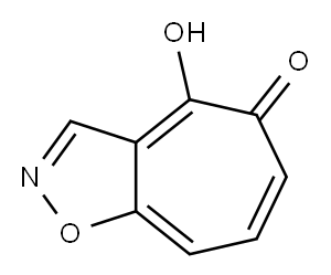5H-Cyclohept[d]isoxazol-5-one,4-hydroxy-(9CI) Structure