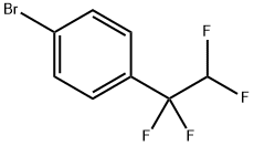 Benzene, 1-bromo-4-(1,1,2,2-tetrafluoroethyl)- Struktur