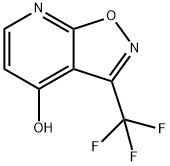 3-(三氟甲基)异恶唑并[5,4-B]吡啶-4-醇 结构式