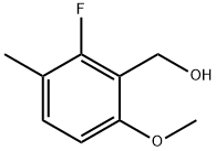 (2-Fluoro-6-methoxy-3-methylphenyl)methanol 结构式