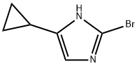 2-溴-5-环丙基-1H-咪唑, 1783928-66-4, 结构式
