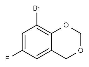 4H-1,3-Benzodioxin, 8-bromo-6-fluoro-,1783951-05-2,结构式