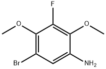 5-Bromo-3-fluoro-2,4-dimethoxyaniline 结构式