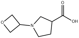 1-(oxetan-3-yl)pyrrolidine-3-carboxylic acid,1784061-57-9,结构式
