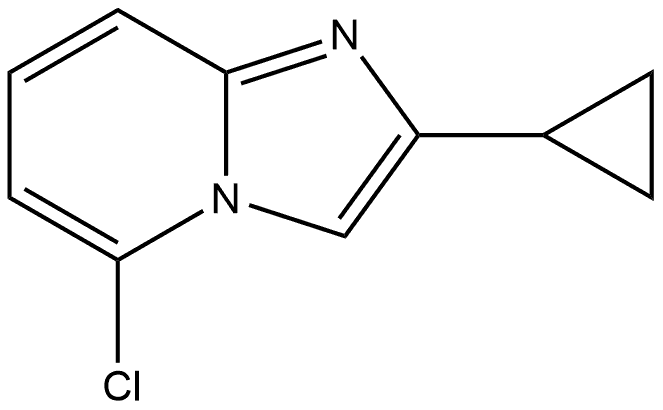 5-chloro-2-cyclopropylimidazo[1,2-a]pyridine Structure