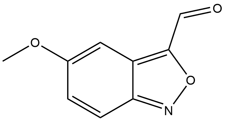 5-Methoxybenzo[c]isoxazole-3-carbaldehyde Structure