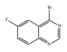 Quinazoline, 4-bromo-6-fluoro- Structure