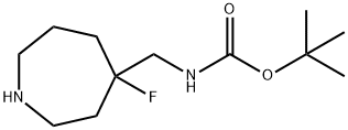 (4-氟氮杂环戊-4-基)甲基)氨基甲酸叔丁酯, 1784843-02-2, 结构式