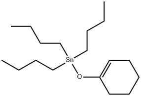 Stannane, tributyl(1-cyclohexen-1-yloxy)- Struktur