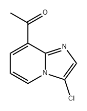1-{3-chloroimidazo[1,2-a]pyridin-8-yl}ethan-1-one 结构式