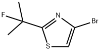 4-bromo-2-(2-fluoropropan-2-yl)-1,3-thiazole Struktur