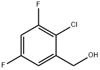 Benzenemethanol, 2-chloro-3,5-difluoro-,1785519-54-1,结构式