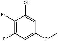 Phenol, 2-bromo-3-fluoro-5-methoxy- 结构式