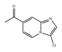 1-{3-chloroimidazo[1,2-a]pyridin-7-yl}ethan-1-one,1785529-83-0,结构式