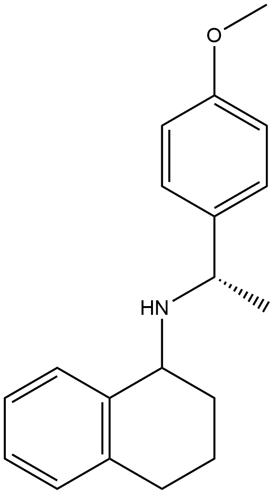 N-((S)-1-(4-methoxyphenyl)ethyl)-1,2,3,4-tetrahydronaphthalen-1-amine|N-((S)-1-(4-甲氧基苯基)乙基)-1,2,3,4-四氢萘-1-胺