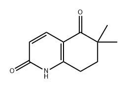 2,5(1H,6H)-Quinolinedione, 7,8-dihydro-6,6-dimethyl- Struktur