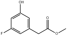 3-氟-5-羟基苯乙酸甲酯,179421-22-8,结构式