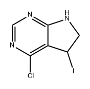 4-氯-5-碘-6,7-二氢-5H-吡咯[2,3-D]嘧啶, 1794756-77-6, 结构式