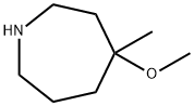 1H-Azepine, hexahydro-4-methoxy-4-methyl- Structure
