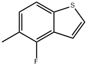 Benzo[b]thiophene, 4-fluoro-5-methyl- 结构式