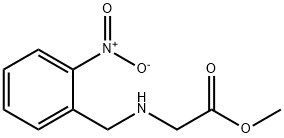 Glycine, N-[(2-nitrophenyl)methyl]-, methyl ester,179686-64-7,结构式