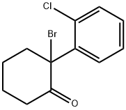 2-溴-2-(2-氯苯基)环己酮, 1797102-00-1, 结构式